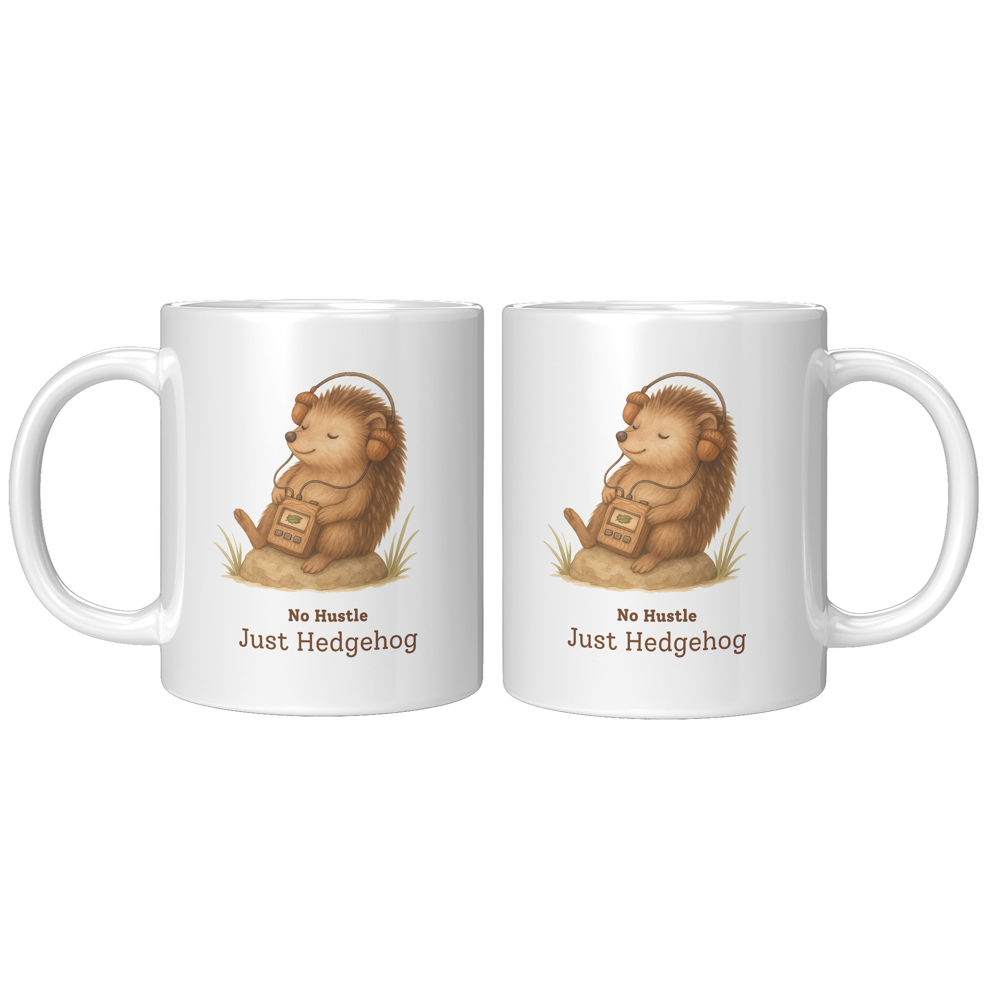No_Hustle_Just_Hedgehog_Mug__Cute_Woo_11oz_White_FrontBack_Mockup.png